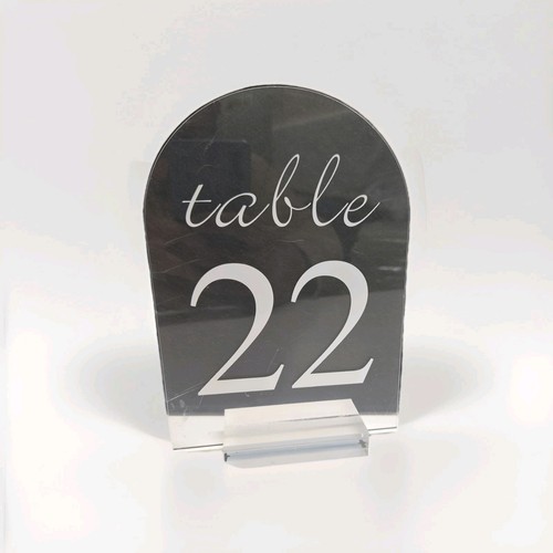 Acrylic arch table - arch,