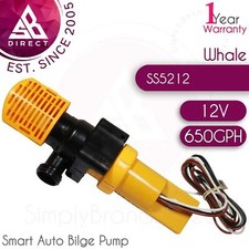Whale 12v Supersub Smart 650GPH Auto Bilge Water Pump│For Boats, Marine│SS5212