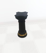 Franklin Mint 1988 Black ROOK