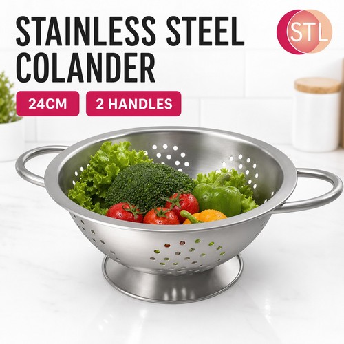 24cm handles colander food - colander,