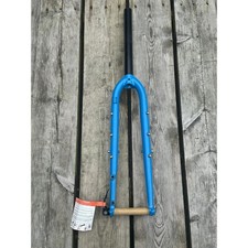 Genesis Croix De Fer 40 Fork - Chromoly / Disc / Thru-Axle - Blue