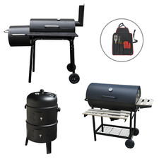 OUTDOOR GARDEN BBQ SMOKERS SMOKING COOKING PATIO BARBEQUE GRILL COAL BARBECUE