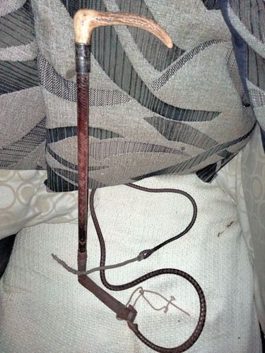 Antique riding crop silver - riding,