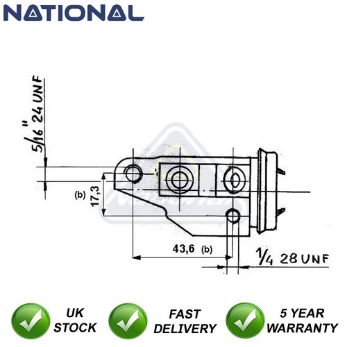 Wheel brake cylinder - brake, rear