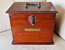 GECoPHONE Storage Box for Crystal Radio Set Headphones - 1920s - Rare