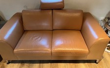 Designer Leather 2 Seater Sofa