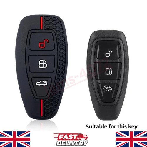 Button remote case fob - 3, for