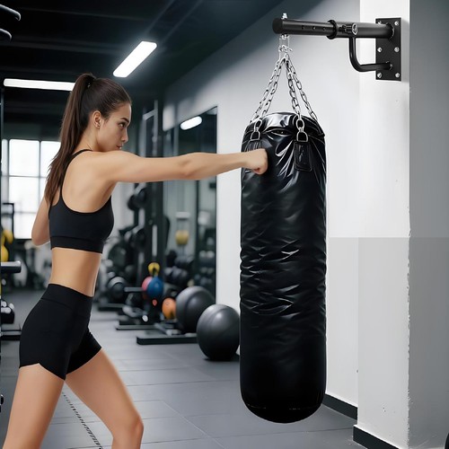 Boxing punch bag - punch, wall