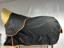 Used 6’0 Gallop 100g Turnout Horse Rug Detachable Hood #B719