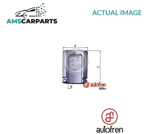Brake caliper piston rear - caliper,