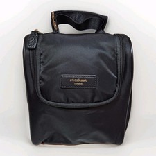 Storksak Insulated Bottle Warmer Bag Food Carrier Black Gold Hardwear 