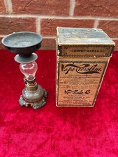 Antique Victorian medical 'cure all' Vapo Cresolene vapouriser or burner.