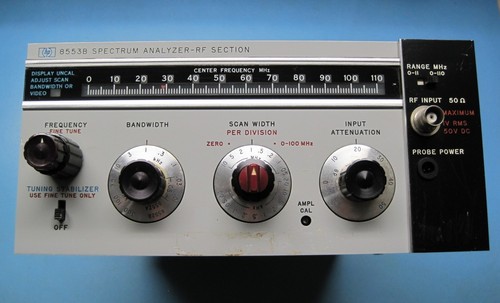 8553b spectrum analyzer rf - 8553b,