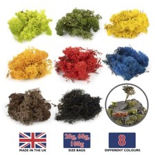 Lichen Moss Model Foliage | WWScenics Railway Layout Scenery Trees Bushes Basing