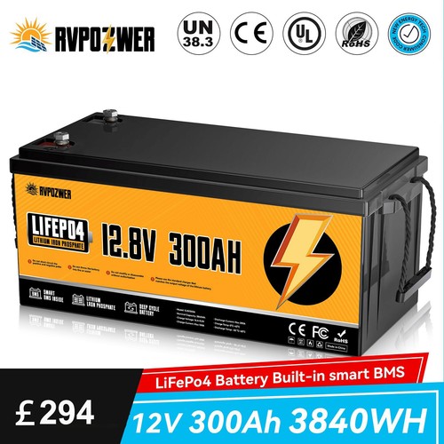 12v 300ah lifepo4 lithium - 12v,