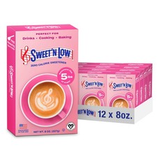 Sweet'N Low Zero Calorie Bulk Sweetener, 8 oz. Box, 12 Pack, Granulated Sugar
