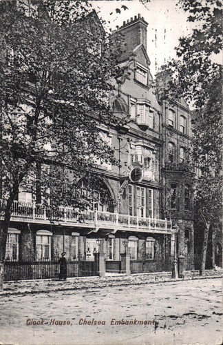 Chelsea embankment clock - chelsea,