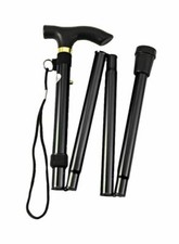 Easy Folding Aluminium Walking Stick Light weight for Disabled + Uk seller