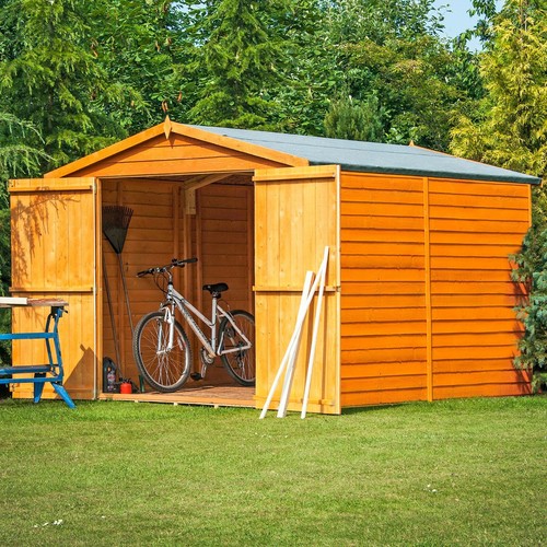 12x8 wooden garden shed - wooden, apex