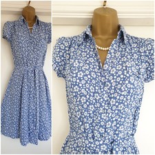 Vintage 1940s 1950s Style blue