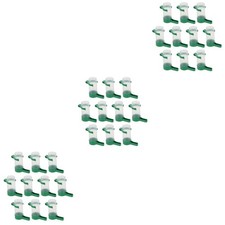  Set of 3 Bird Water Dispenser Cage Drinker Pigeon Feeders with Automatic Parrot