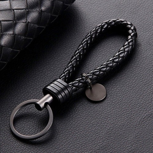 Black car keychain leather - car,