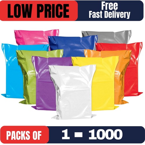 Coloured mailing bags strong - coloured,