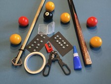 Snooker And Pool Cue Tip 28 Pcs Repair Kit 10m