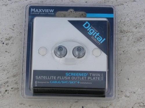 Maxview twin satellite flush - maxview,