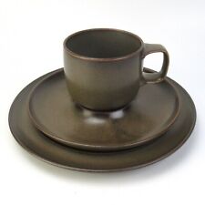 Rosenthal Ceramic Coffee Cover 3-Piece Series Kaari Brown Timo Sarpaneva Design