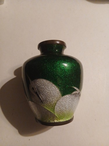 Antique cloisonne small vase - antique,