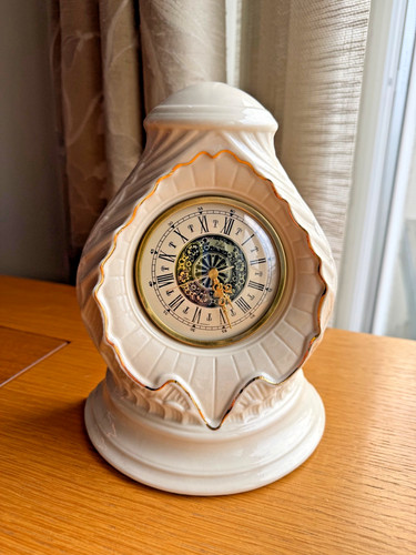 Belleek mantle clock needs - belleek,