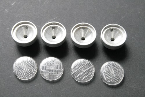Set machined aluminium - set,