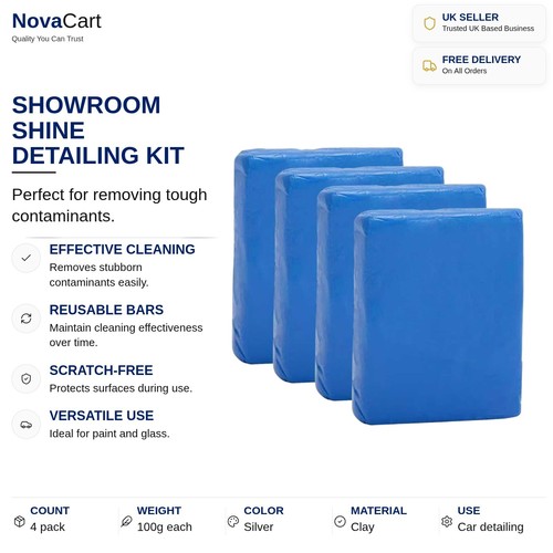 Car clay bars 4 pack - bars,