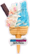 Ice cream van sticker Twin