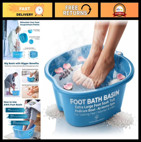 Extra large foot bath - extra, soaking