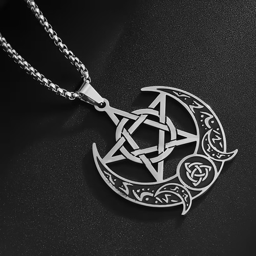 Celtic pentagram pendant - celtic,