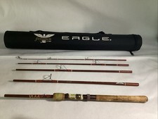 Vtg Fenwick Voyageur Fiberglass Spinning Rod SF75-5 7 1/2'. 1 7/8oz 2-6 Ib Line