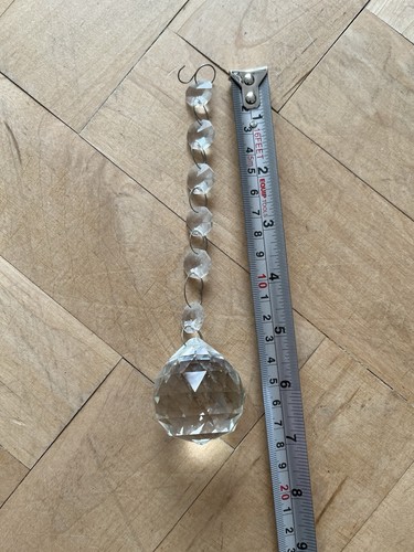 Vintage large glass crystal - vintage,