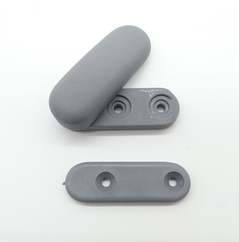 Grey turn button - grey, retaining