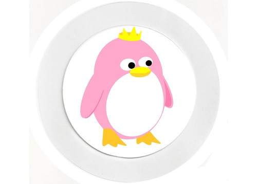 Princess pink penguin car - pink,