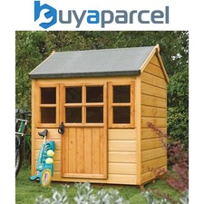 Rowlinson Little Lodge Childrens Wooden Garden Play House Cabin Toy Storage