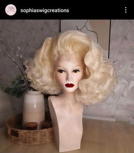 Blonde vintage wave - , drag