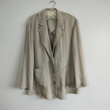 Zara linen beige tan relaxed