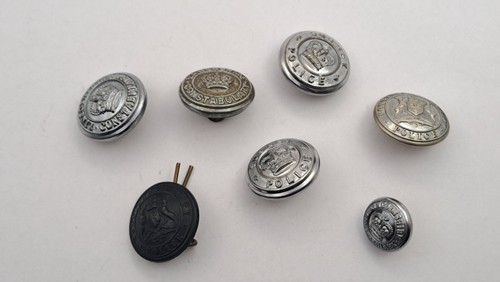 Vintage british police - british, buttons