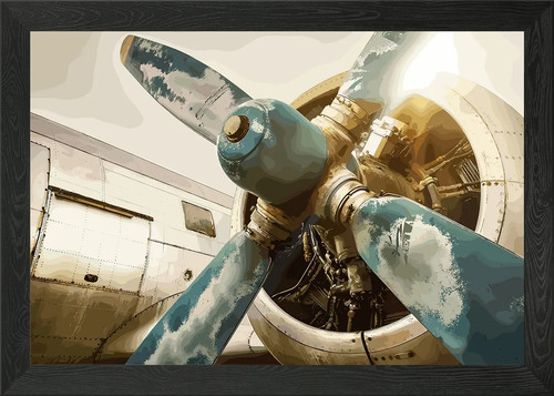 Vintage airplane propeller - vintage,