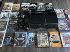 PlayStation 3 PS3 CECHC03 Big Console Bundle Backwards Compatible COD GTA PS2