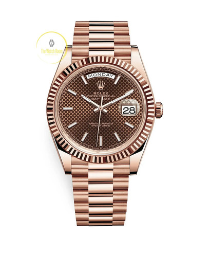 Rolex day date 18kt everose - rolex,