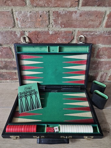 Vintage backgammon board set - backgammon,