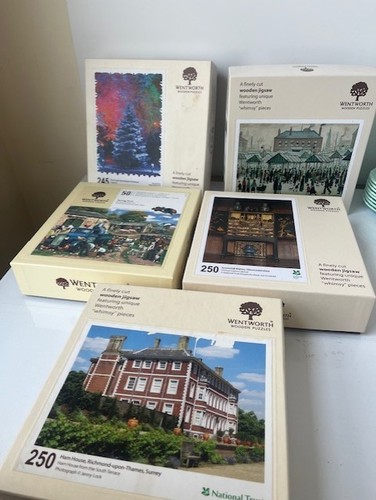 Wentworth wooden puzzles - x5,